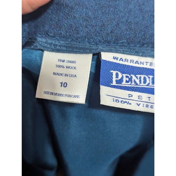 Pendleton Women's Multi-Color Plaid Double Breasted 3-Piece Set Size 10/12 - Picture 8 of 12